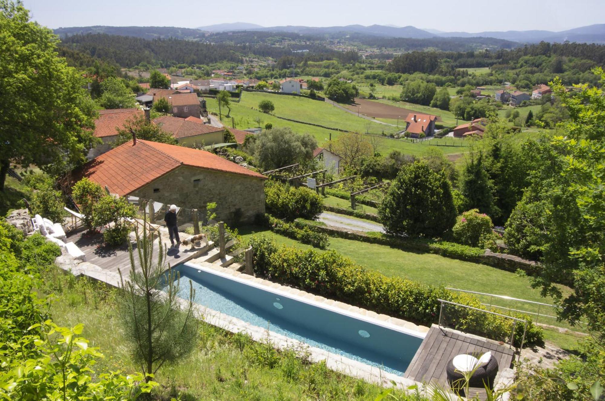 Vila Casa Do Cebro Casa Con Piscina Y Jacuzzi Privados Santiago de Compostela Exteriér fotografie