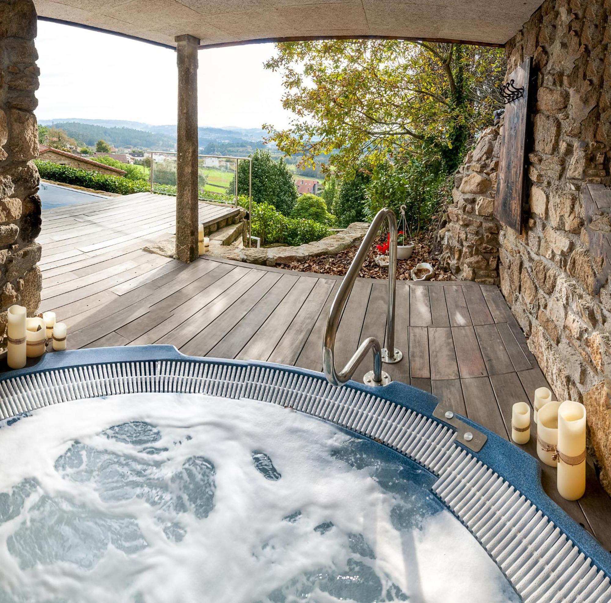 Vila Casa Do Cebro Casa Con Piscina Y Jacuzzi Privados Santiago de Compostela Exteriér fotografie